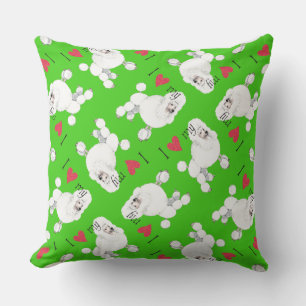 Coussin D'extérieur J'aime mon caniche