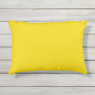 Coussin D'extérieur Jaune clair solide