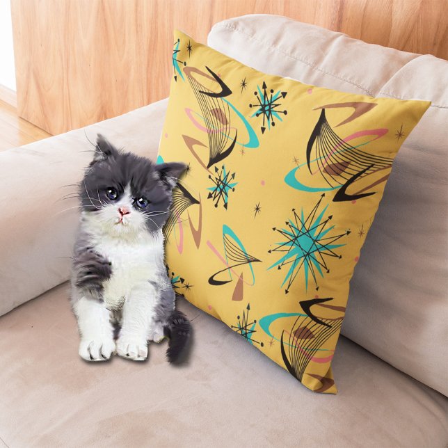 Coussin D'extérieur Joli, Mi-Siècle moderne, Motif Abstrait (Créateur téléchargé)