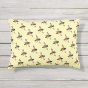 Coussin D'extérieur Joli Miel Bee's motif amusant