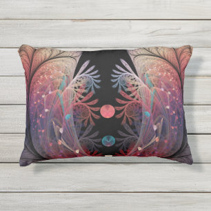 Coussin D'extérieur Jonglage Abstrait Moderne Fantaisie Art Fractal