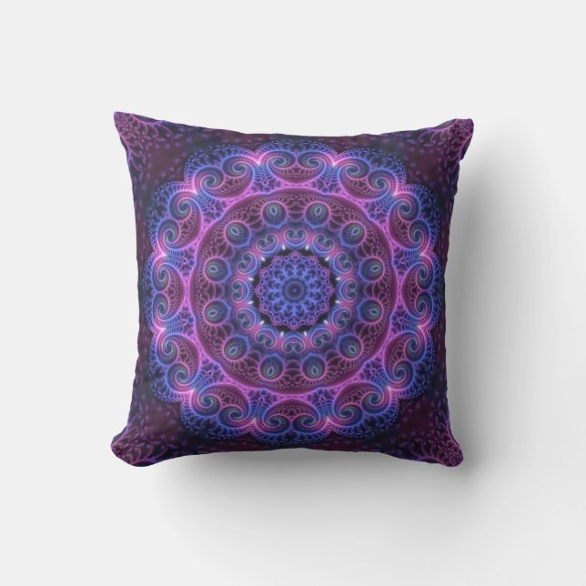 Coussin D'extérieur Kaleidoscope Apophyse Coeurs Mandala (Recto)