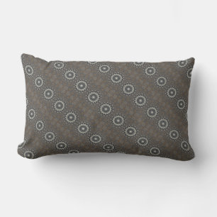 Coussin D'extérieur Kaleidoscope Design noir gris bleu blanc