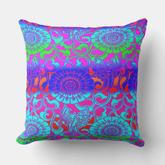 Coussin D'extérieur La nature rencontre l'art
