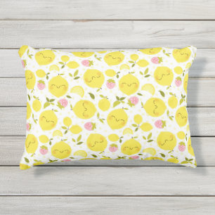 Coussin D'extérieur Lemon blanc de fraise