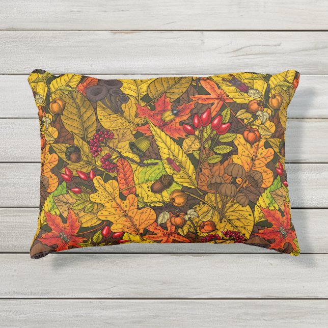 Coussin D'extérieur Les trésors d'automne (Devant)