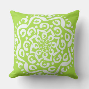 Coussin D'extérieur Lime Mandala