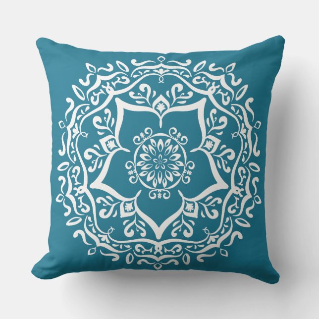 Coussin D'extérieur Mandala Tidepool (Recto)
