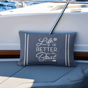Coussin D'extérieur Marine & White Life est meilleur sur le bateau