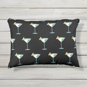 Coussin D'extérieur Martini Amateurs De Cocktail Bar De Verre Alcool