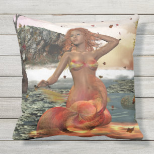 Coussin D'extérieur Mermaid série saisonnière LUCY automne