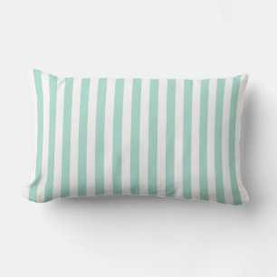 Coussin D'extérieur Mint Green French Beach Stripe