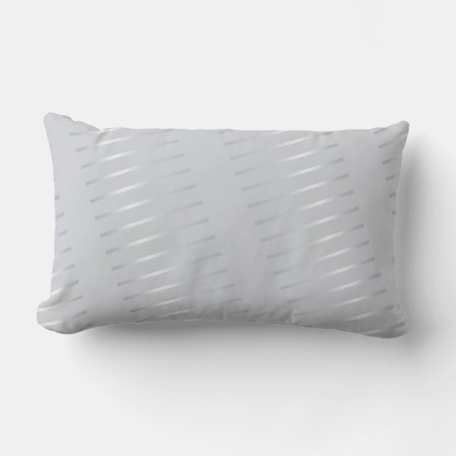 Coussin D'extérieur Moderne Chic Glamour Argent Look Modèle tendance (Recto)