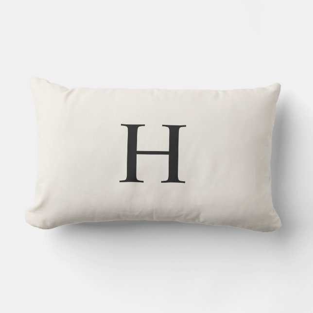 Coussin D'extérieur Monogramme Moderne Classique (Recto)