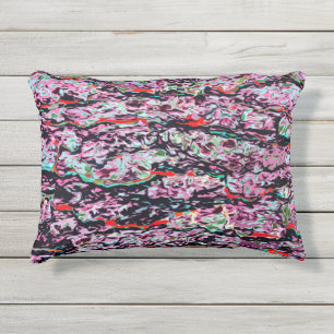 Coussin D'extérieur Motif Abstrait à la mode multicolore