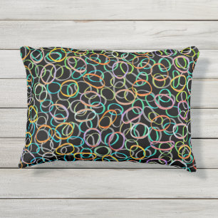 Coussin D'extérieur Motif Abstrait Cool multicolore