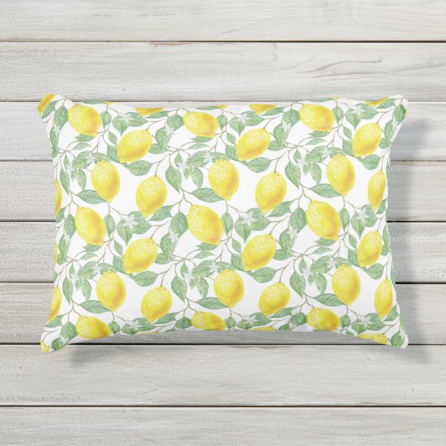 Coussin D'extérieur Motif citron (Devant)