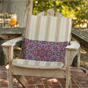 Coussin D'extérieur Motif d'art de carreaux bohème méditerranéen maroc