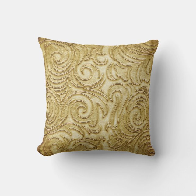 Coussin D'extérieur Motif d'or (Recto)