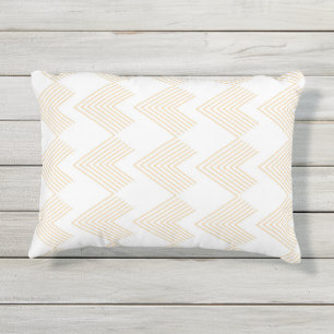 Coussin D'extérieur Motif graphique simple et moderne en forme de flèc