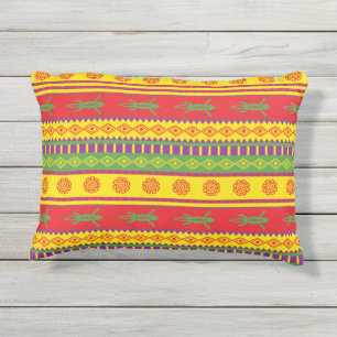 Coussin D'extérieur Motif Lizard mexicain