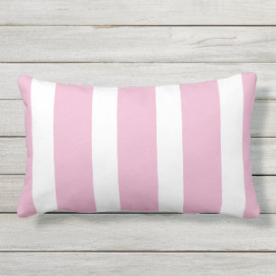 COUSSIN D'EXTÉRIEUR MOTIF ROSE CHIC ET DE STYLISH_MODERN DE RAYURES