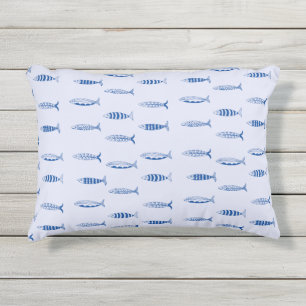 Coussin D'extérieur Motif Sardines