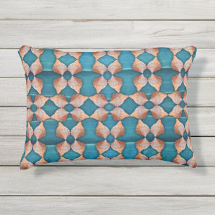 Coussin D'extérieur Motif Sea Shell, Bleu