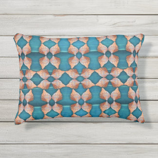 Coussin D'extérieur Motif Sea Shell, Bleu