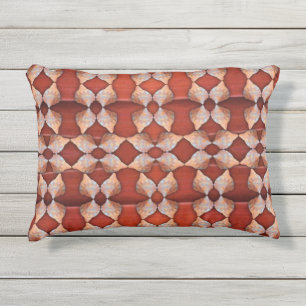 Coussin D'extérieur Motif Sea Shell, Rouge