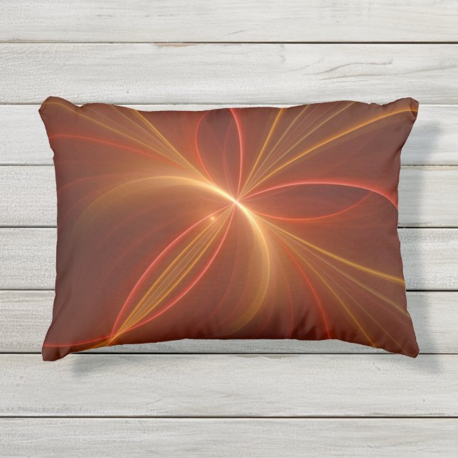 Coussin D'extérieur Mystique Abstrait Fractal Art Moderne Couleurs cha (Devant)