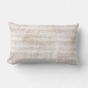 Coussin D'extérieur Notation musicale vintage