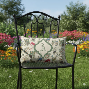 Coussin D'extérieur Oiseaux monogrammes de John James Audubon