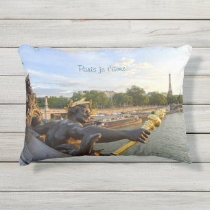 Coussin D'extérieur Oreiller accent Pont Alexandre 3. Paris. France