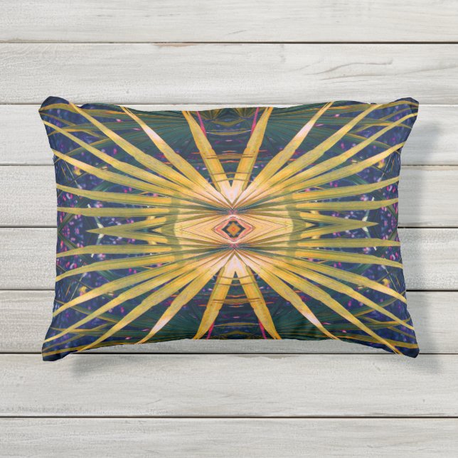 Coussin D'extérieur Palmetto Sunburst (Devant)