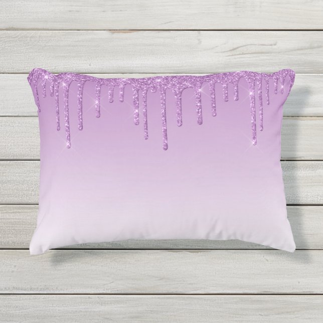 Coussin D'extérieur Parties scintillant Lavender Purple Drivers (Devant)