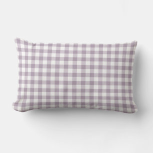 Coussin D'extérieur Pastel Purple En vichy Motif À damiers