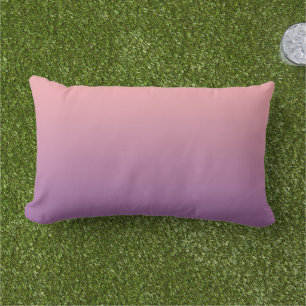 Coussin D'extérieur Pastel Sunset rose violet Ombre dégradant extérieu
