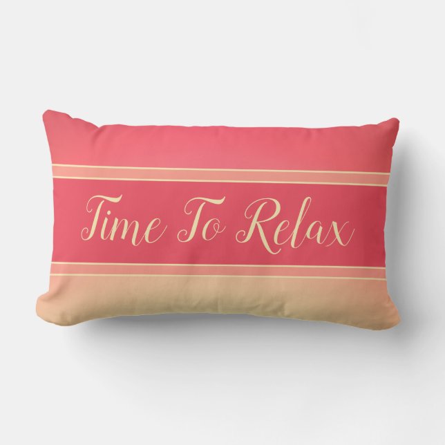 Coussin D'extérieur Patio de typographie moderne (Recto)