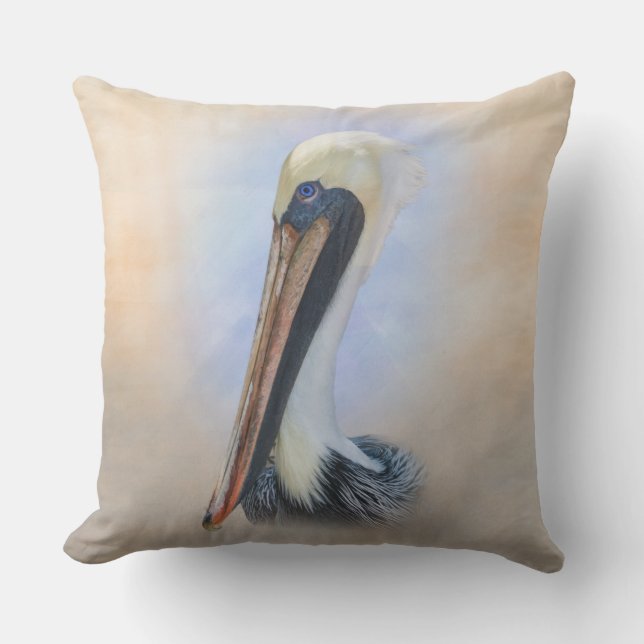 Coussin D'extérieur Pélican Brown (Recto)