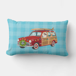 Coussin D'extérieur Père Noël Woody des Tropiques Festifs Hawaïens
