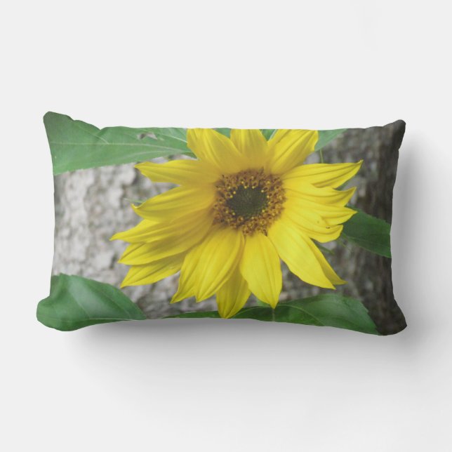Coussin D'extérieur Petit tournesol (Recto)