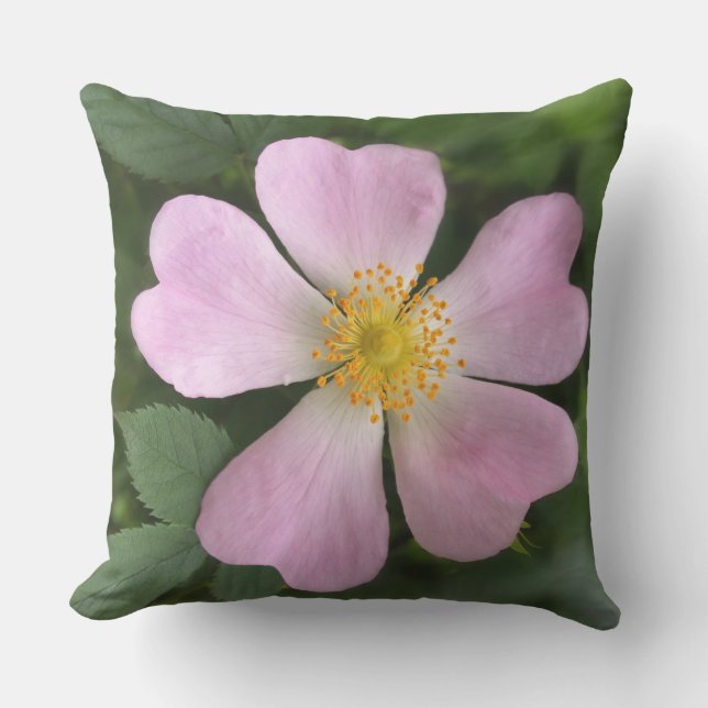Coussin D'extérieur petite fleur rose (Recto)