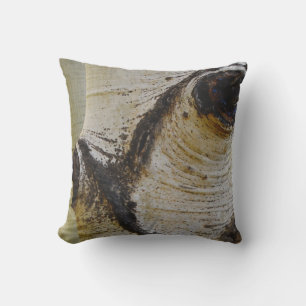 Coussin D'extérieur Photo écorce de tremble Gris chaud Extérieur ou in