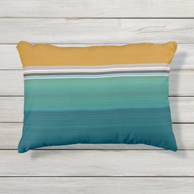 Coussin D'extérieur Piscine Abstraite (Devant)
