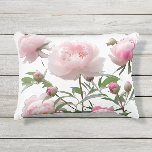 Coussin D'extérieur Pivoines d'été (Devant)