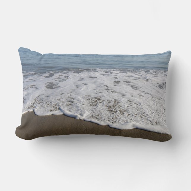 Coussin D'extérieur Plage/Sable/Vagues (Recto)