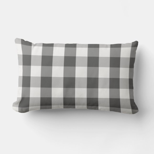 Coussin D'extérieur Plongée pour le contrôle du Buffalo blanc gris (Recto)