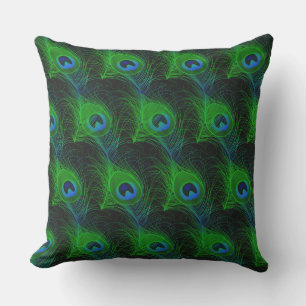 Coussin D'extérieur Plumes d'oreiller-peacock extérieur