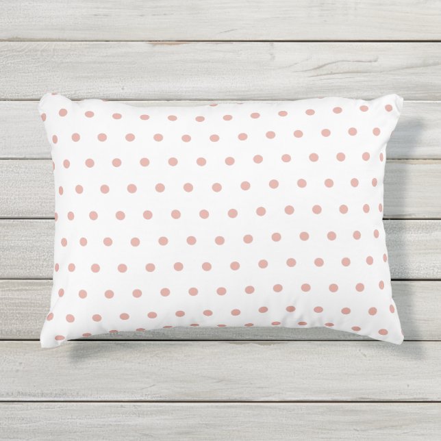 Coussin D'extérieur Pois rose (Devant)